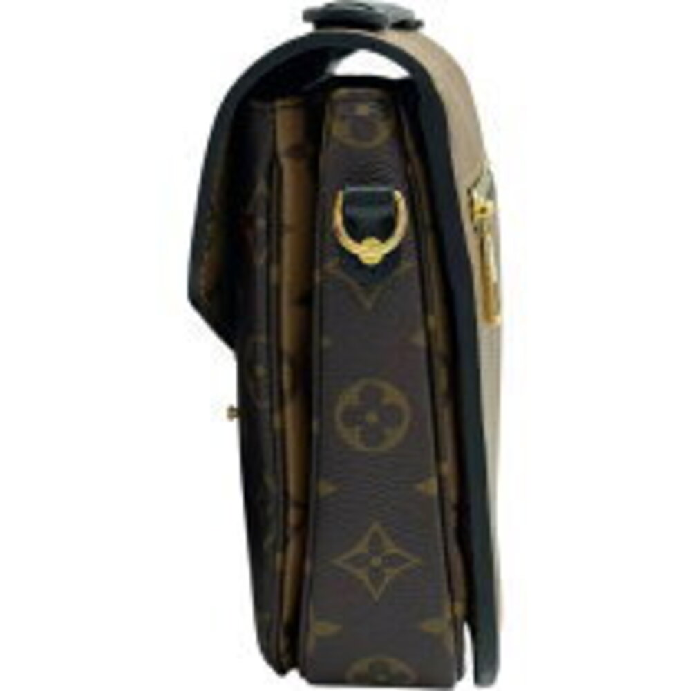 Louis Vuitton Pochette Shoulder Brown Reverse Monogram Metis Bag